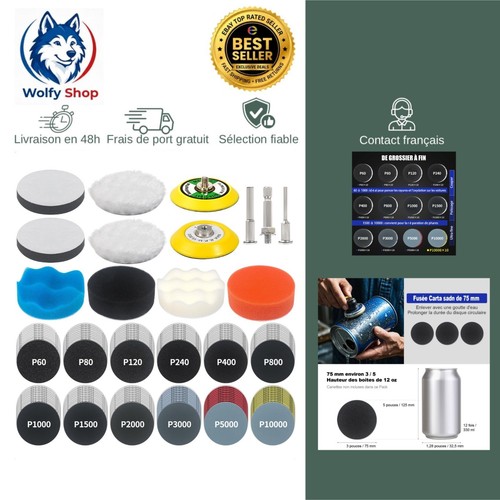 Kit polissage phare - , voiture