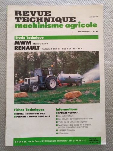 Revue technique tracteur - revue,