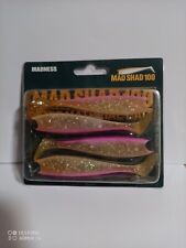 Lot 4 leurre souple MADNESS madshad peche lures mer U Fishing brochet bar
