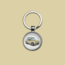 Porte-clefs R8 S gris sauge