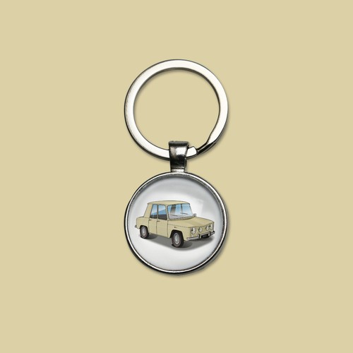Porte clefs gris - r8,