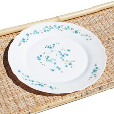 Plat / assiette de présentation 29 cm en Arcopal / modèle Veronica / Myosotis