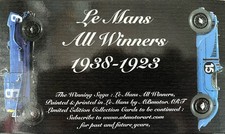 Collection De 13 Cartes Postales D'Art ABmotor Le Mans Gagnants 1923 - 1938.