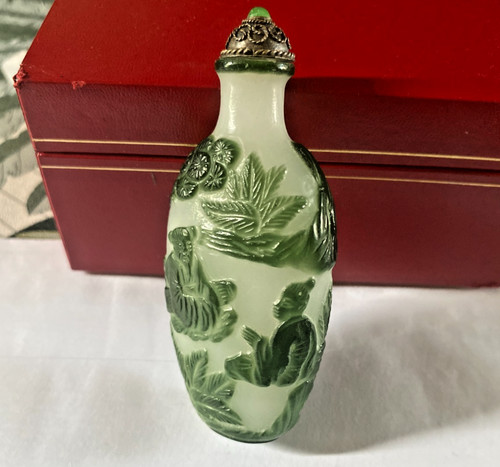 Tabatiére chinoise verre - chinoise, en