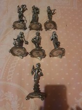 Lot de 7 figurines en étain