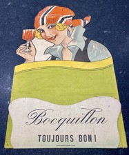Ancien Rare Carton Pub Publicitaire Porte Courrier Tôle Non Émaillée 