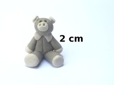  cochon , miniature en terre