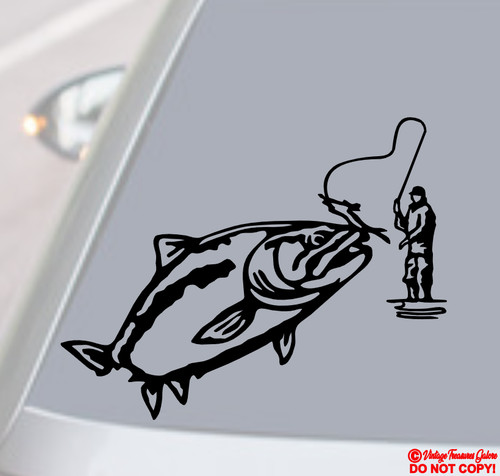 Fly fishing vinyl - fly, decal