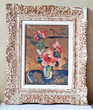 Tableau ancien HSP Vase de