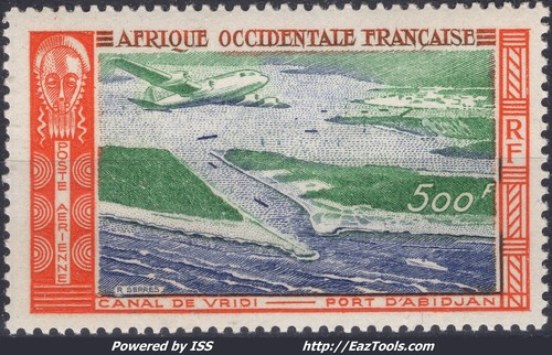 Aof poste aerienne 500fr - aof,