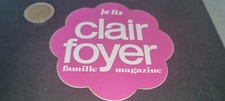 Autocollant Je lis CLAIR FOYER