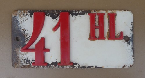 Ancienne plaque