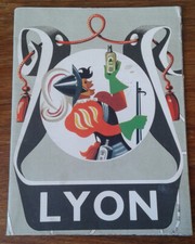 Carte Publicitaire Lyon Arquebuse de L´Hermitage Centenaire 1857-1957