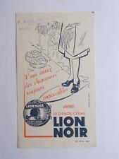 Buvard CIRAGE LION NOIR