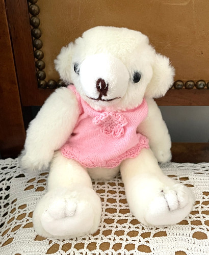 Petite peluche ours blanc - ours,