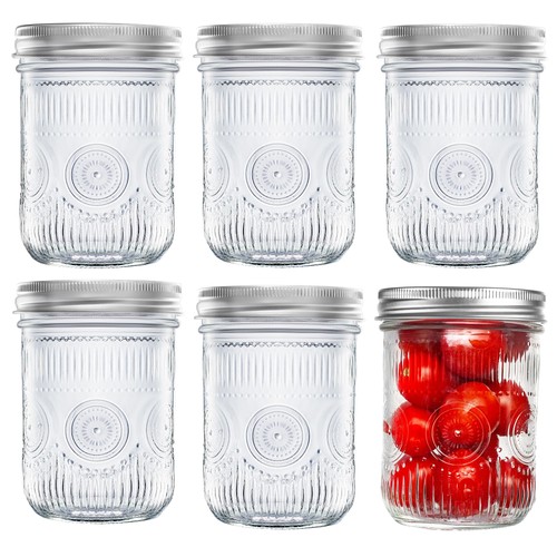 Lot bocaux en verre - de, 6