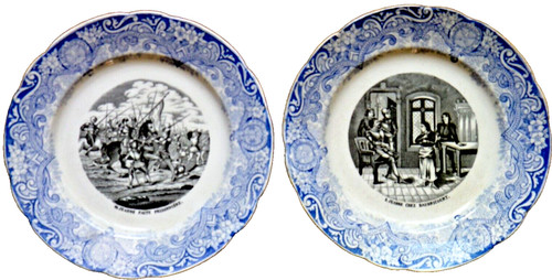 Anciennes assiettes jeanne - 2,