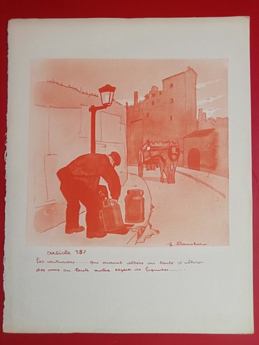 Estampe jacques touchet - de,