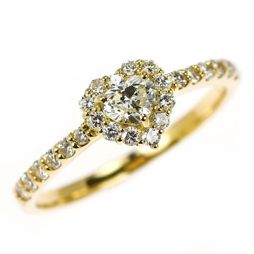 Bague diamant neuve k18yg - neuve, en
