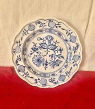 Porcelaine MEISSEN Art déco  Assiette Blue Ceramic à décor d'Oignons