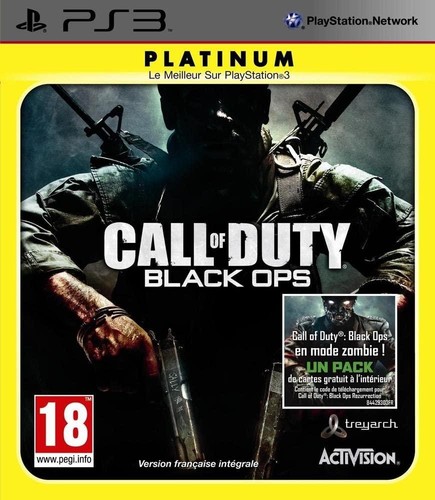 Jeu ps3 call duty black - of,