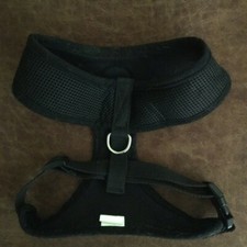 Black Mesh Dog Harness SzL EUC