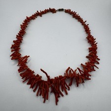 Collier Ancien En Corail