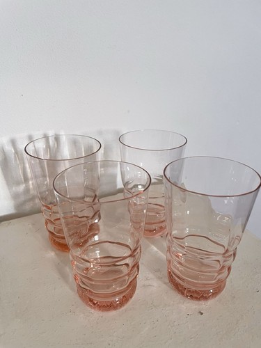 Lot verres eau rose - lot,