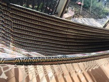 Très Grand Hamac Véritable Tissé À La Main En Guyane - 2 Places