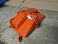 ANCIEN VINTAGE TELEPHONE ORANGE A CADRAN NORTHERN TELECAM