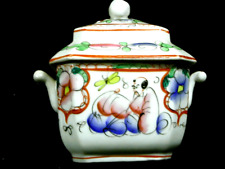 ANCIEN SUCRIER BONBONNIERE PORCELAINE CHINOIS BAYEUX GOSSE ASIATIQUE CHINE CHINA