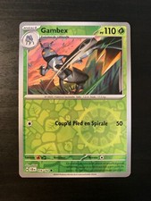 Carte Pokémon REVERSE Gambex