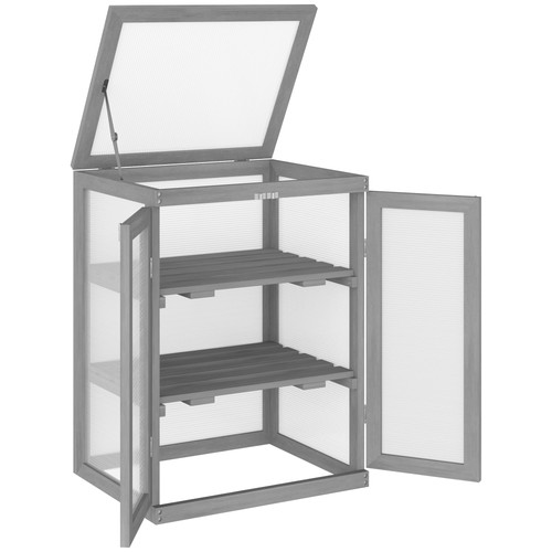 Serre transparente bois - serre,