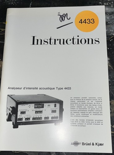 Bruel kjaer instruction - bruel,