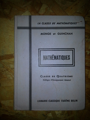 Mathématiques 4ème monge - mathématiques,