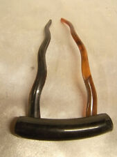 ANCIEN PEIGNE CHEVEUX CHIGNONS BAKELITE CELLULOÏD BARRETTE