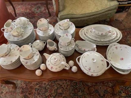 Rose chintz dinner - rose, service