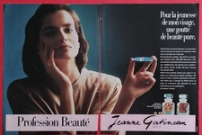 Publicité de Presse: Produit de beauté Visage de Jeanne GATINEAU 1986