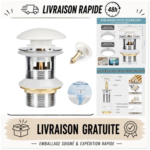 Bonde lavabo pop avec - bonde,