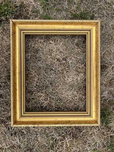 Cadre doré ancien bois