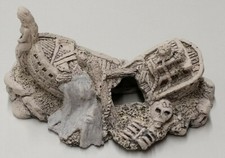 C1-Décoration aquarium_Fish Aquarium Ornament Pirate Ship Boat Galleon_