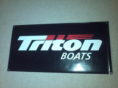 Triton boats banner black - triton,