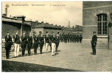 Belgique Bruxelles-Ixelles Gendarmerie Verlinden Carte Postale Publiée Du Carnet