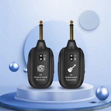 Système sans fil UHF guitare émetteur et récepteur / batterie rechargeable ga