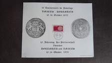 Document Timbré   Jumelage  Dortmund  Amiens   Octobre 1970