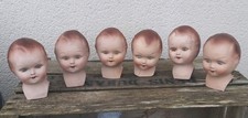 LOT DE 6 ANCIENNES TÊTE DE