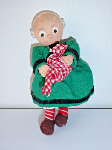 Poupée bécassine tissu - bécassine,