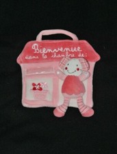 Peluche doudou plaque de porte