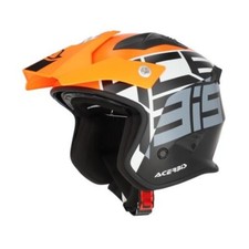 Casque Jet Aria Orange Fluo /