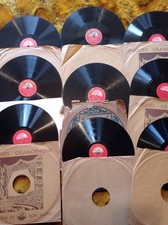 Lot 12 disques 78 tours –